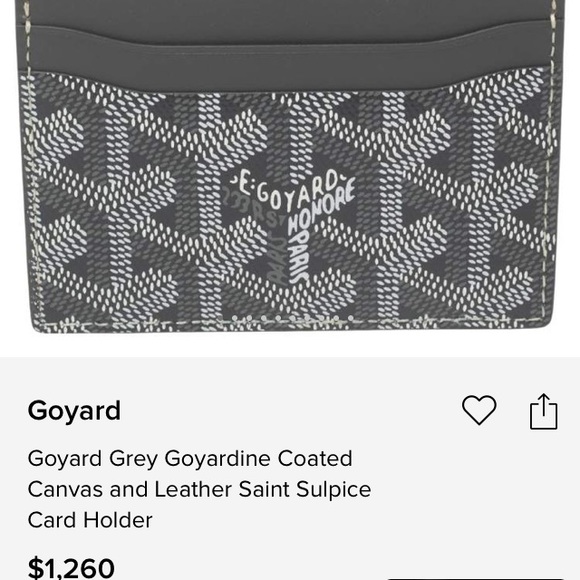 Goyard card holder/wallet used (mint condition) - Picture 2 of 3